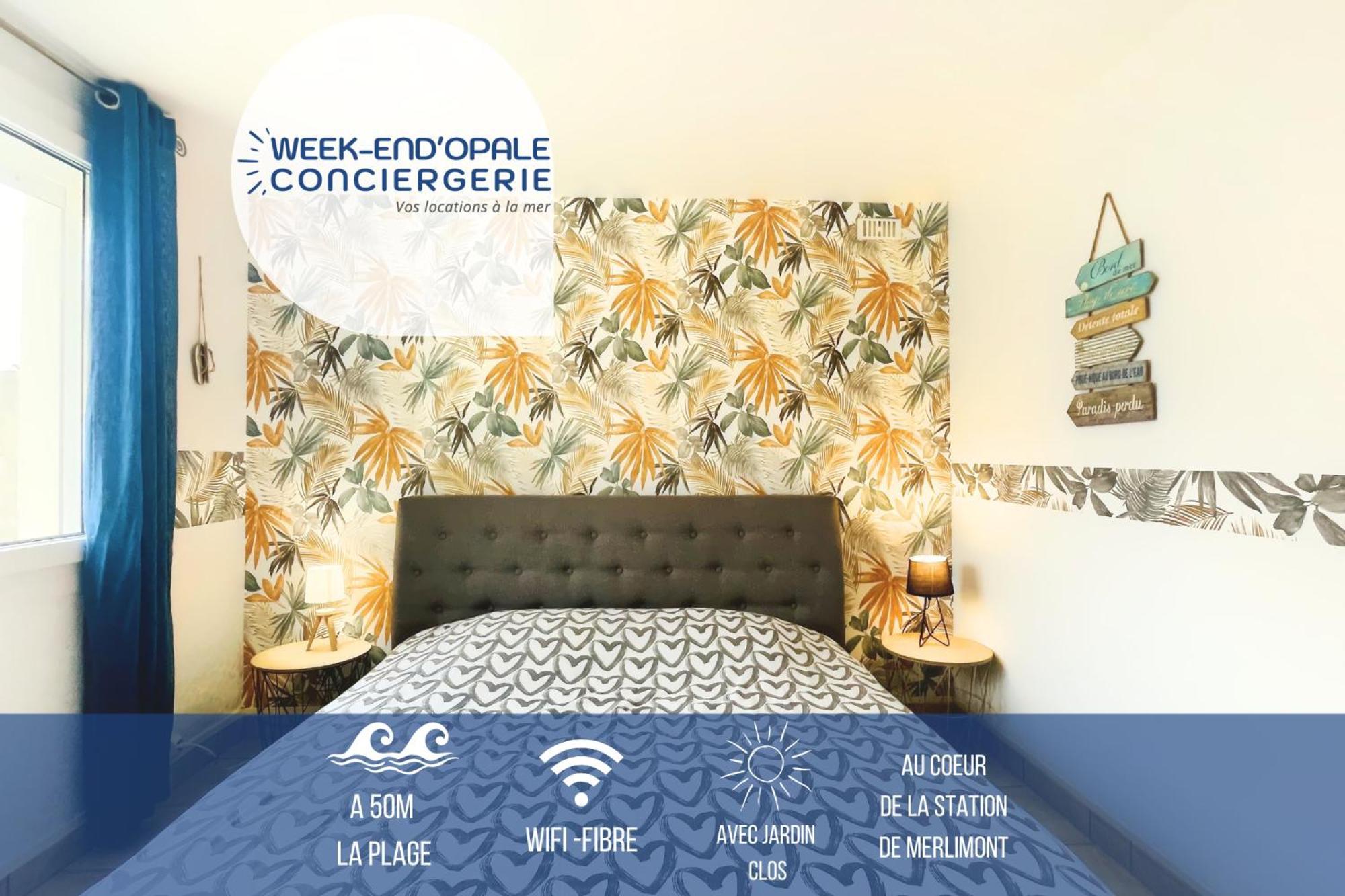 Appartement A Quelques Pas De La Plage Avec Jardin メルリモン・プラージュ エクステリア 写真